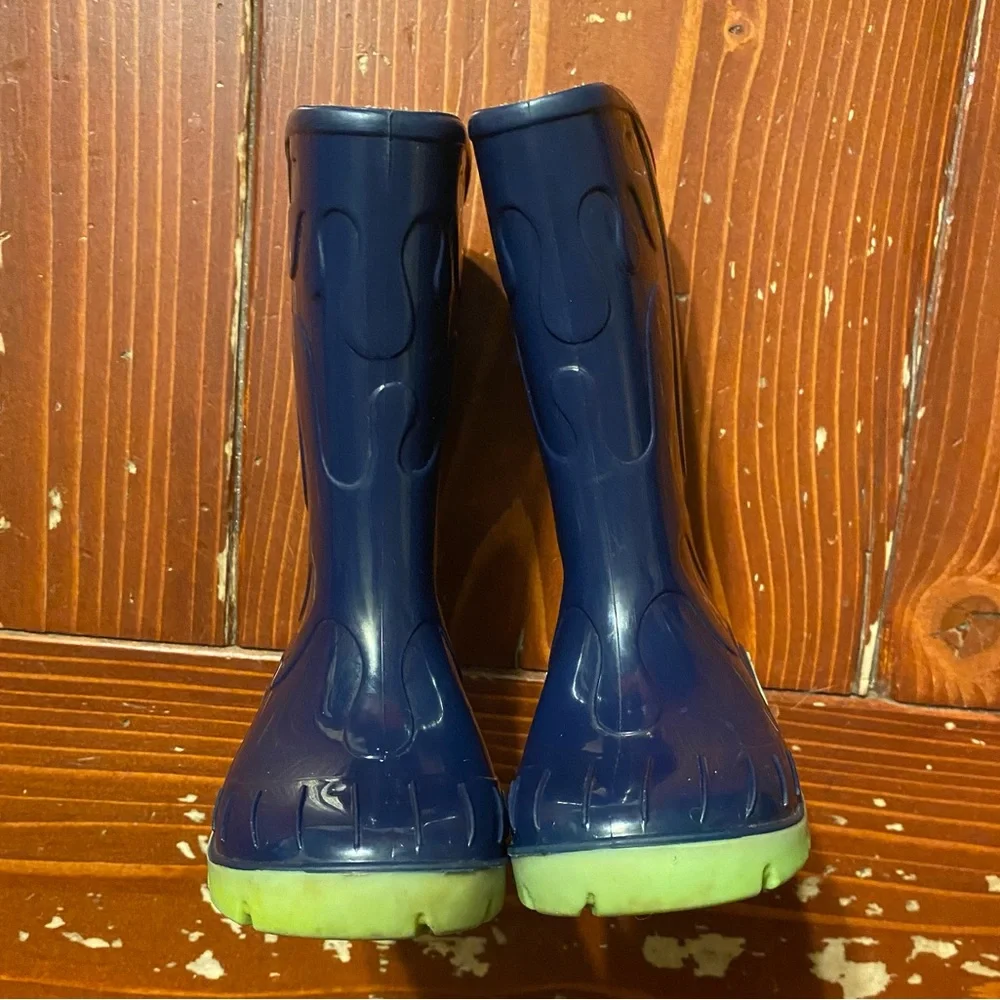 Rain boots Blue and Green Toddler
